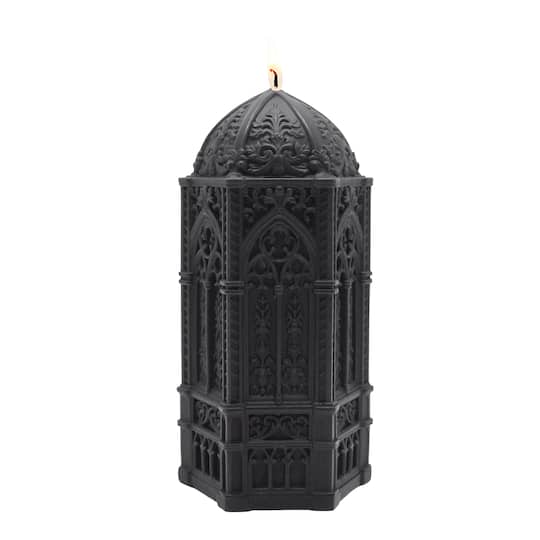 Black Cathedral Unscented Pillar Candle by Ashland®